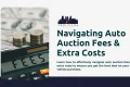 a public car auction with bidders raising their paddles, highlighting the importance of understanding auto auction fees and extra costs.