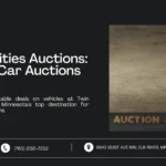 Image promoting Twin Cities Auctions: Public Car Auctions in MN, featuring a gavel and a toy car symbolizing car auctions, highlighting unbeatable vehicle deals in Minnesota.